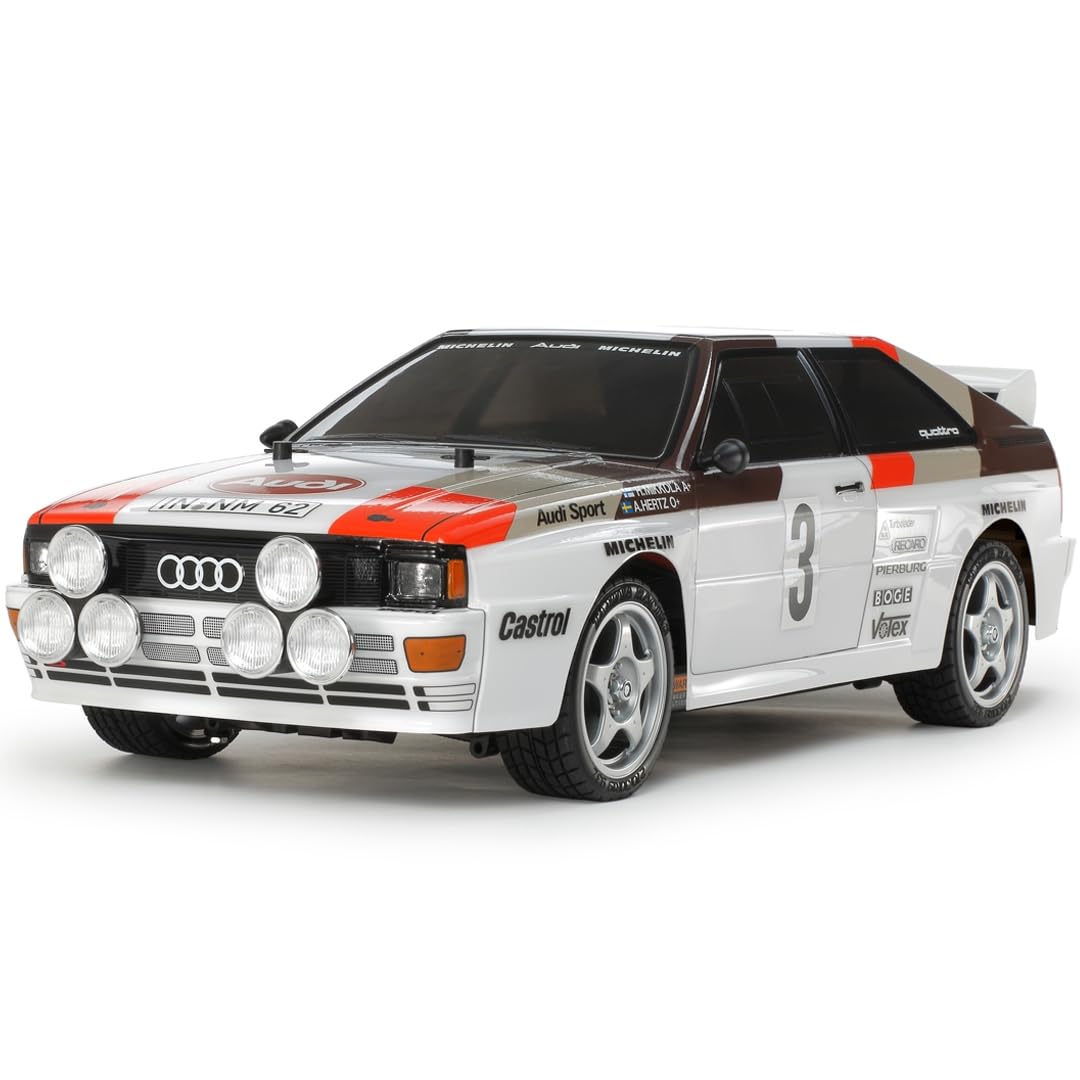 Amazon.com: TAMIYA 1/10 Audi Quattro A2 TT-02 TAM58667A Cars Elec
